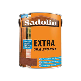 Sadolin Extra Durable Woodstain Redwood 5 litre Sadolin - RockBottom Nothampton