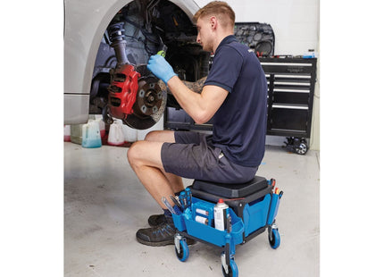 Draper Work Stool, Blue 23716 Draper - Town Tools 