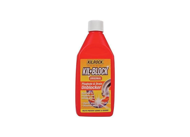 Kilrock Kil-Block Original Plughole & Drain Unblocker 500ml Kilrock - RockBottom Northampton