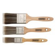 Draper Wood Handle Paint Brush Set (3 Piece) Draper - Town Tools