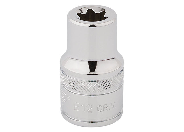 Draper TX-STAR Socket, 1/2" Sq. Dr., E12 34274 Draper - Town Tools 