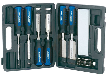 Draper Soft Grip Wood Chisel Kit, 140mm (8 Piece) 88605 Draper - Town Tools 