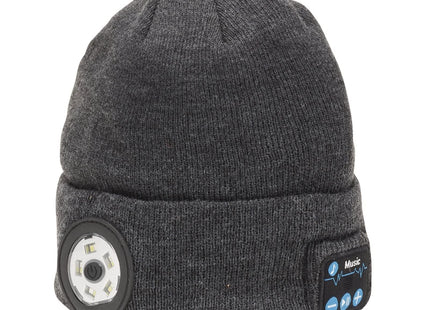 Draper Smart Wireless Rechargeable Beanie with LED Head Torch and USB Charging C Draper - Town Tools 