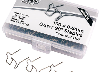 Draper 0.8MM Double U Staples (50) Draper - Town Tools