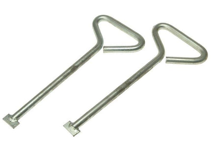 Monument MLK06 Manhole Cover Lift Keys 150mm (6in) (Pack 2) Monument - RockBottom Northampton