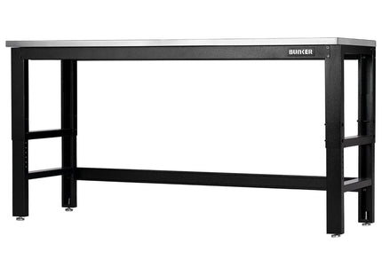 Draper Bunker Workbench with Stainless Steel Worktop, 1830mm Draper - Town Tools