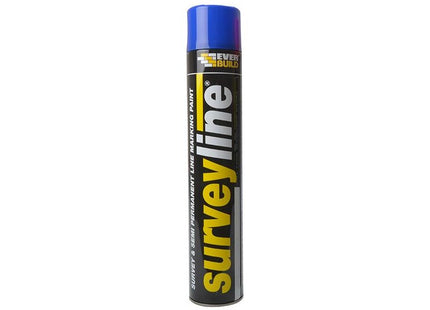 Everbuild Sika Survey Line® Marker Spray Blue 700ml Everbuild Sika - RockBottom Northamptin