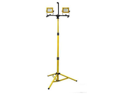 Faithfull Power Plus LED Twin Tripod Site Light 70W 240V Faithfull Power Plus - RockBottom Northampton