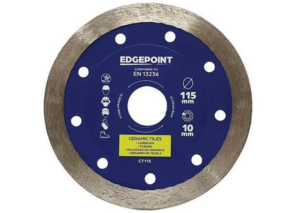 Edgepoint CT115 Tile Cutting Diamond Blade 115mm EdgePoint - RockBottom Northamptin