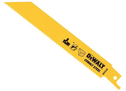 Dewalt Power Tools Bi-Metal General Purpose Reciprocating Blade 152mm x 10 TPI (Pack 5) DeWALT Power Tools - RockBottom Northampton