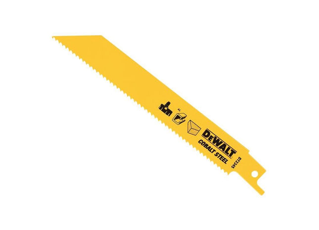 Dewalt Power Tools Bi-Metal General Purpose Reciprocating Blade 152mm x 10 TPI (Pack 5) DeWALT Power Tools - RockBottom Northampton