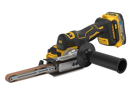 Dewalt Power Tools DCM200E2T XR Brushless Band File 18V 2 x 1.7Ah POWERSTACK™ Li-ion DeWALT Power Tools - RockBottom Northampton