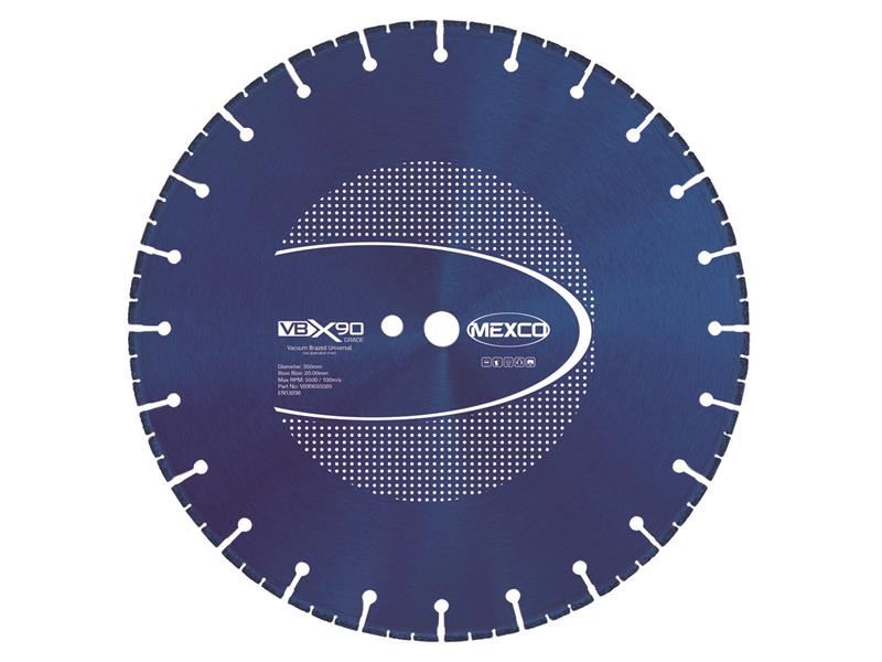 MEXCO VBX90 Grade Universal Diamond Blade 350 x 20mm MEXCO - RockBottom Northampton