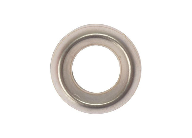 Forgefix Screw Cup Washers Solid Brass Nickel Plated No.10 Bag 200 ForgeFix - RockBottom Northampton