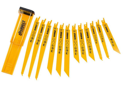 Dewalt Power Tools DT2445 Reciprocating Saw Blade Set, 12 Piece DeWALT Power Tools - RockBottom Northampton