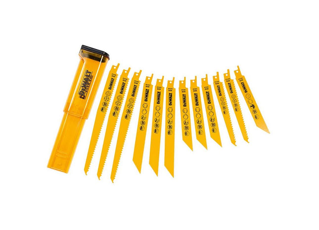 Dewalt Power Tools DT2445 Reciprocating Saw Blade Set, 12 Piece DeWALT Power Tools - RockBottom Northampton