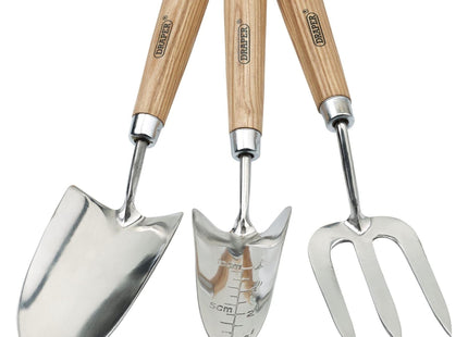 Draper Stainless Steel Hand Fork and Trowels Set with Ash Handles (3 Piece) Draper - Town Tools 