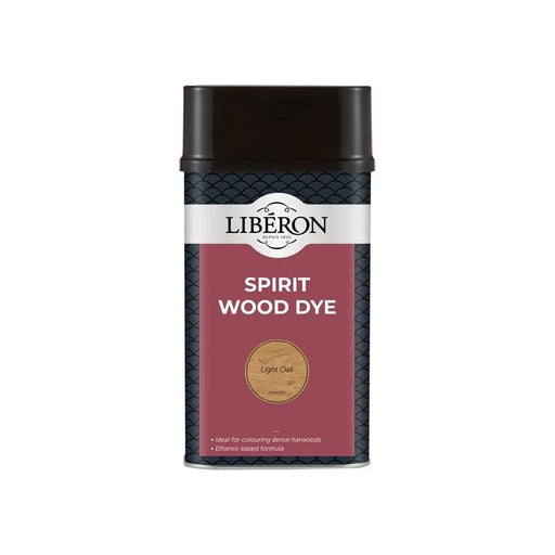 Liberon Spirit Wood Dye Light Oak 1 litre Liberon - RockBottom Northampton