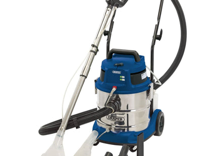 Draper 3 in 1 Wet and Dry Shampoo/Vacuum Cleaner, 20L, 1500W 75442 Draper - Town Tools 