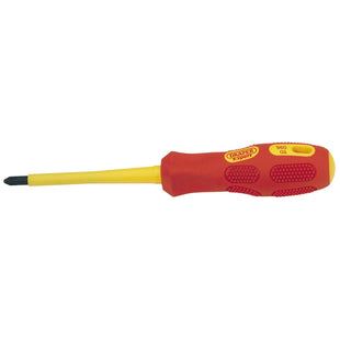 Draper VDE Approved Fully Insulated Cross Slot Screwdriver, No.2 x 100mm (Sold L Draper - Town Tools 