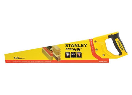 Stanley® Hand Tools Sharpcut™ Handsaw 500mm (20in) 7 TPI STANLEY® Hand Tools - RockBottom Nothampton