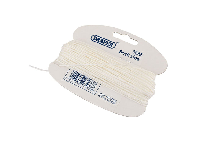 Draper Brick Line, 36m, White 27433 Draper - Town Tools 