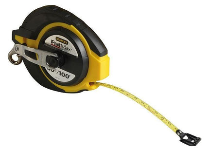 Stanley® Hand Tools FatMax® Closed Case Steel Long Tape 30m/100ft (Width 10mm) STANLEY® Hand Tools - RockBottom Nothampton