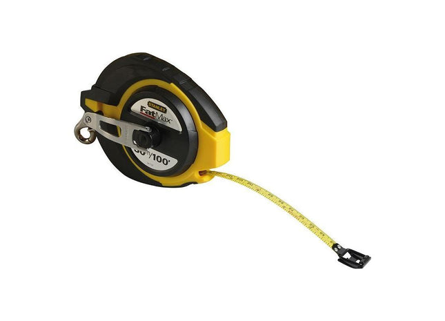 Stanley® Hand Tools FatMax® Closed Case Steel Long Tape 30m/100ft (Width 10mm) STANLEY® Hand Tools - RockBottom Nothampton
