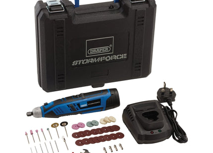 Draper Storm Force 10.8V Power Interchange Rotary Multi-Tool Kit, 1 x 1.5Ah Batt Draper - Town Tools 