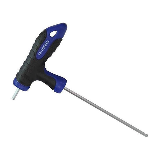 Faithfull Ball Ended T-Handle Hexagon Key 4mm Faithfull - RockBottom Northampton