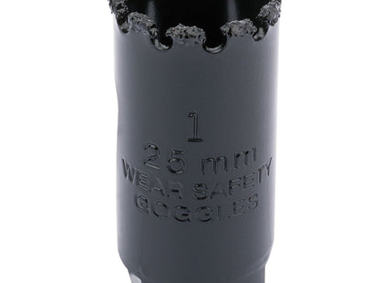 Draper Tungsten Carbide Grit Hole Saw, 25mm 34868 Draper - Town Tools 