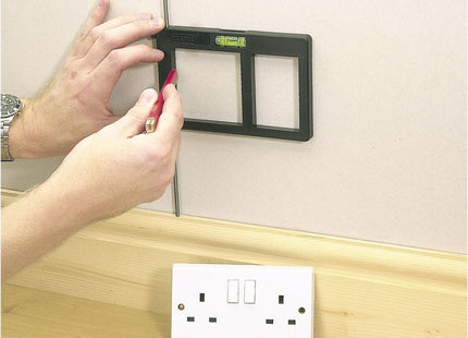 Draper Socket Box Cutting Template 63955 Draper - Town Tools 