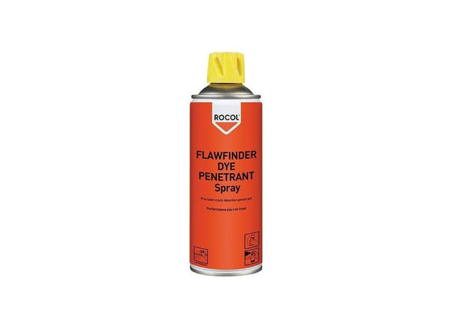 Rocol FLAWFINDER DYE PENETRANT 400ml ROCOL - RockBottom Nothampton
