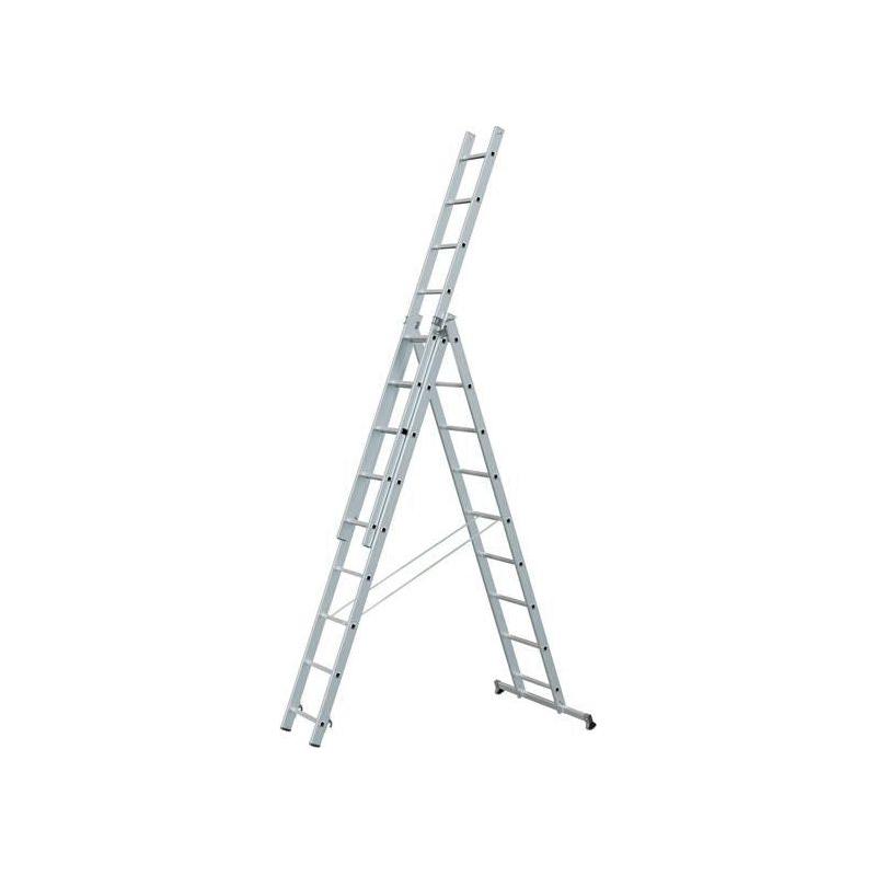 Zarges Light Trade Combination Ladder 3-Part 3 x 11 Rungs Zarges - RockBottom Northampton
