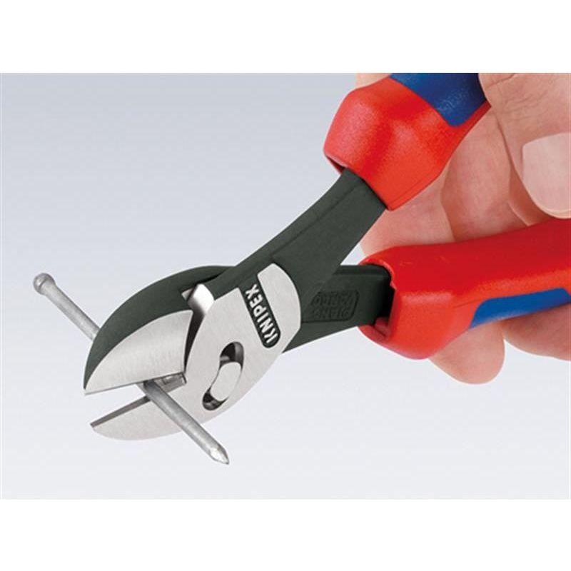 Knipex TwinForce® Diagonal Cutters Multi-Component Grip 180mm Knipex - RockBottom Northampton