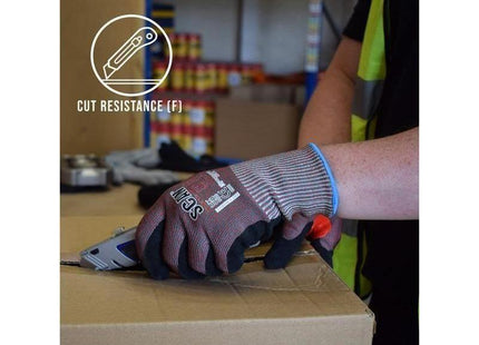 Scan Nitrile Palm Cut F Gloves - XL (Size 10) Scan - RockBottom Nothampton
