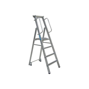 Zarges Mobile Mastersteps, Platform Height 2.59m 10 Rungs Zarges - RockBottom Northampton