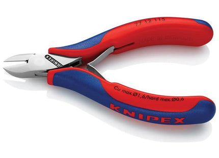 Knipex Electronics Diagonal Cut Pliers - Round Bevelled 115mm Knipex - RockBottom Northampton