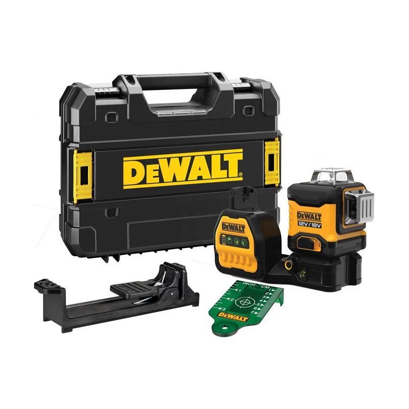 Dewalt Power Tools DCE089 NG18 3 x 360° Green Multi-Line Laser 12/18V Bare Unit DeWALT Power Tools - RockBottom Northampton