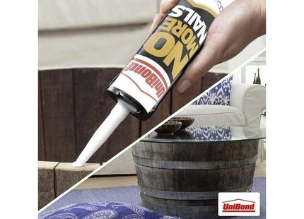 Unibond No More Nails Invisible Grab Adhesive Cartridge 285g UniBond - RockBottom Northampton