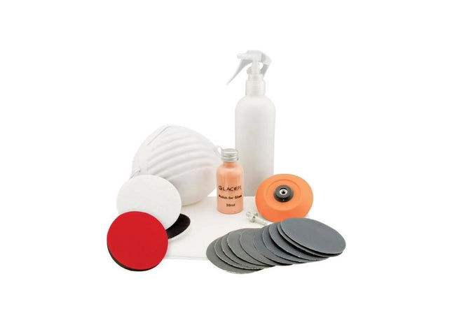 Flexipads World Class GLACIER Advanced Glass Polishing Kit Flexipads World Class - RockBottom Northampton