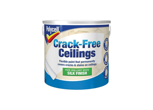 Polycell Crack-Free Ceilings Smooth Silk 2.5 litre Polycell - RockBottom Nothampton