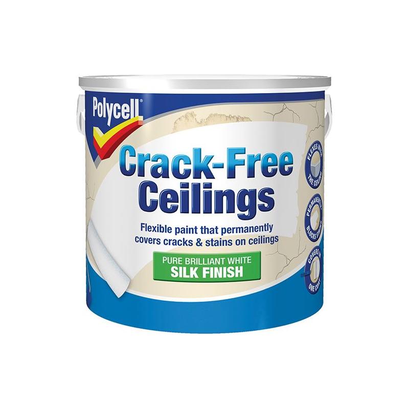 Polycell Crack-Free Ceilings Smooth Silk 2.5 litre Polycell - RockBottom Nothampton