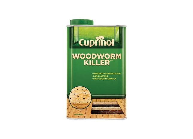 Cuprinol Low Odour Woodworm Killer 1 litre Cuprinol - RockBottom Northampton