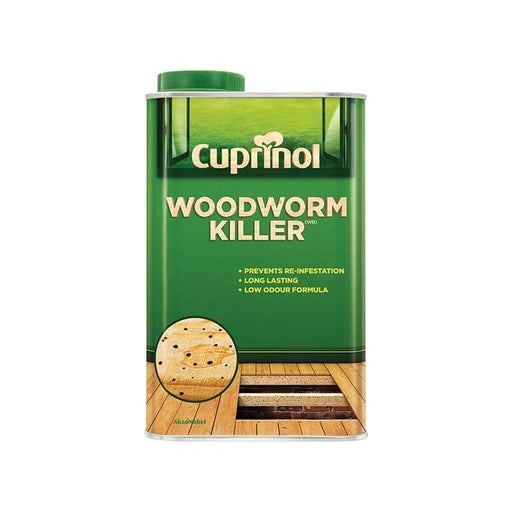 Cuprinol Low Odour Woodworm Killer 1 litre Cuprinol - RockBottom Northampton