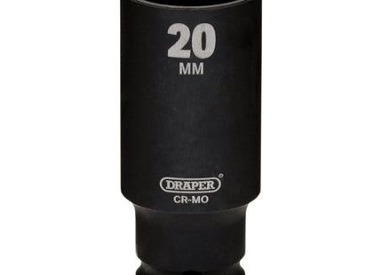 Draper Draper HI-TORQ Metric Deep Impact Socket, 3/8" Sq. Dr., 20mm Draper - Town Tools