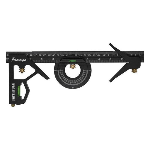 Faithfull Prestige Combination Square Set 300mm (12in) Faithfull - RockBottom Northampton