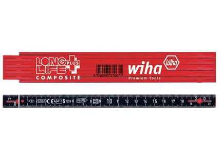 Wiha LongLife Plus Composite Folding Ruler 2m Wiha - RockBottom Northampton