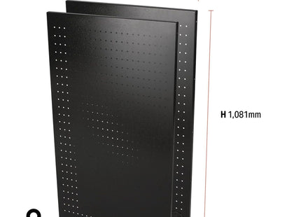 Draper BUNKER Modular Corner Unit Back Panels/Pegboards, 795mm (Pair) Draper - Town Tools 