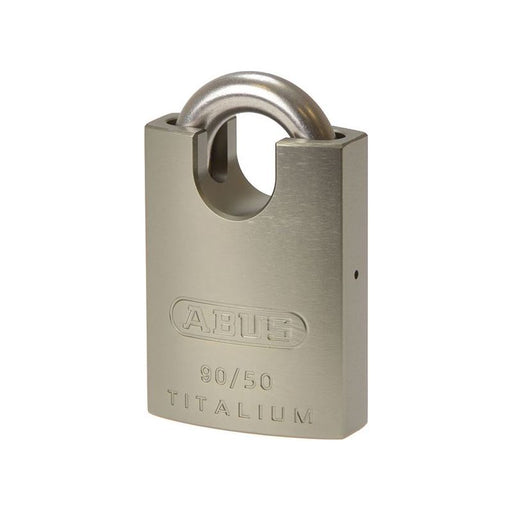 Abus Mechanical 90RK/50mm TITALIUM™ Padlock Closed Shackle ABUS Mechanical - RockBottom Northampton 